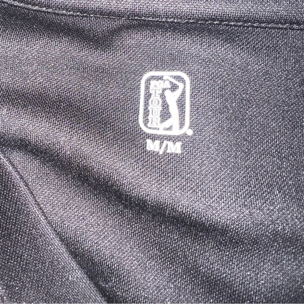 PGA Tour Originals Black Sleeveless V-Neck Golf Vest - Size Medium - Picture 4 of 7